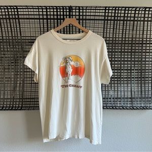 THE GREAT. Boxy Ram Graphic Tee